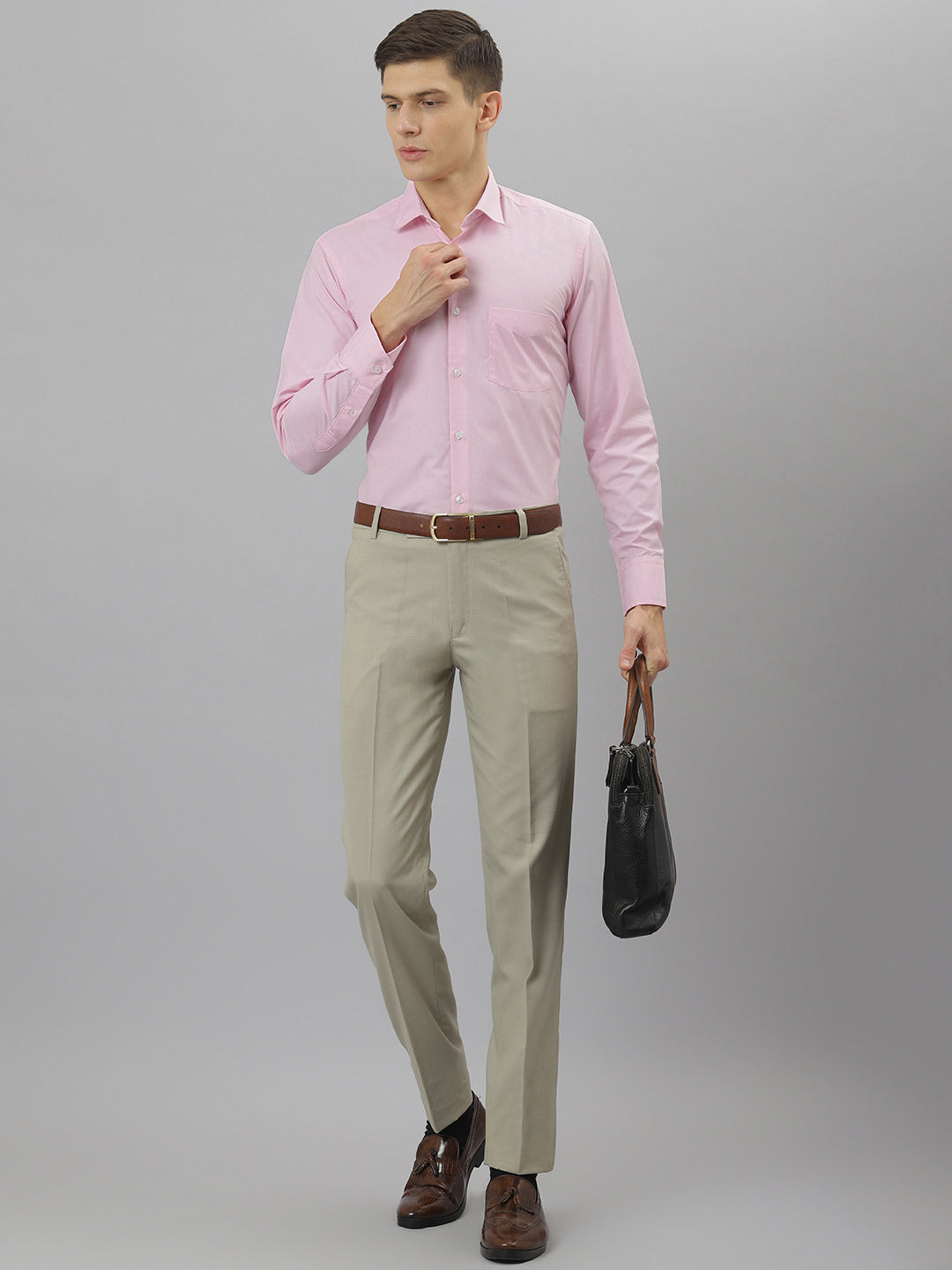 Mens Pink Oxford Shirt | Pink Shirt By Paul Brown | Wolf in Sheeps Clothing  By Paul Brown